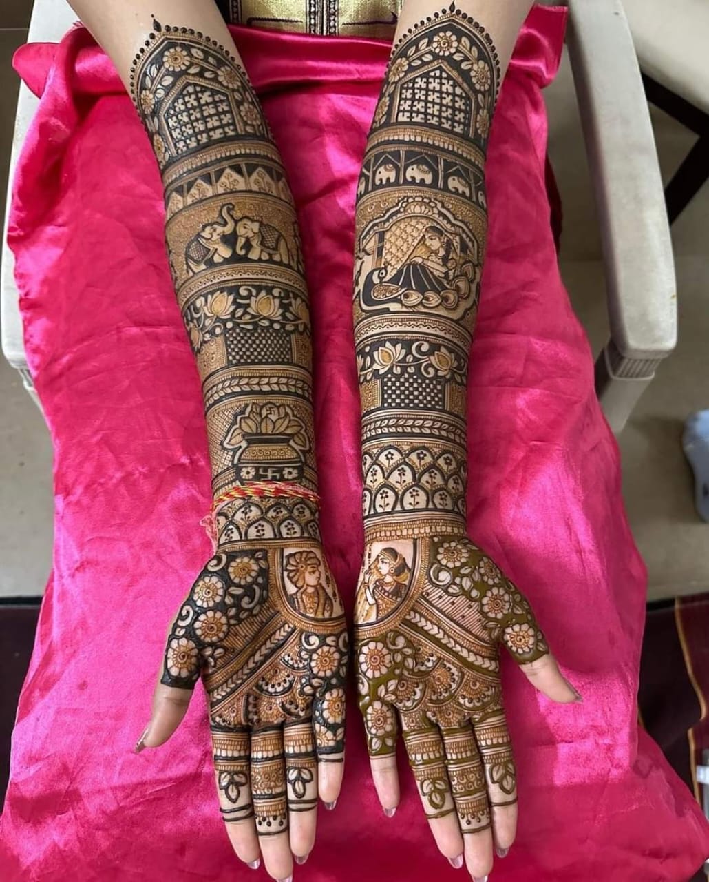 vinay mehandi artist bridal image